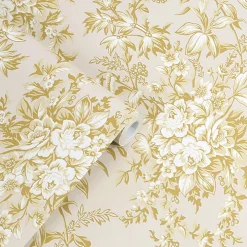 Tapet Laura Ashley Picardie Pale Gold