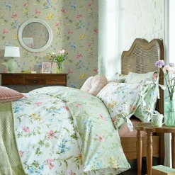 Tapet Laura Ashley Poppy Meadow Grön