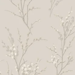 Tapet Laura Ashley Pussy Willow Dove Gra