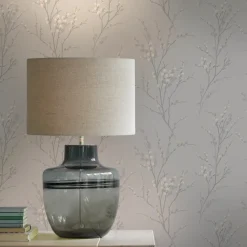 Tapet Laura Ashley Pussy Willow Dove Gra