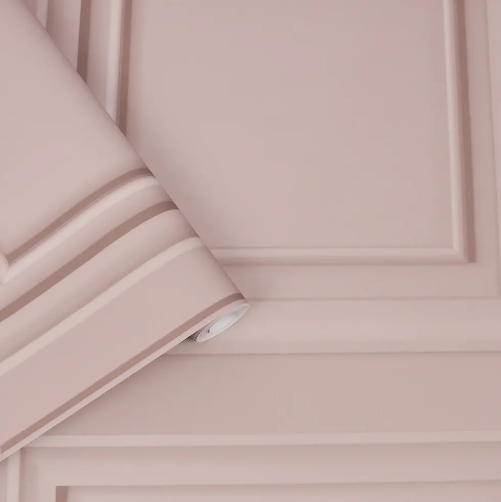 Tapet Laura Ashley Redbrook Wood Panel Blush