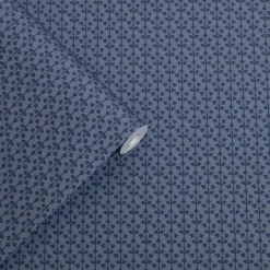 Tapet Laura Ashley Seaham Midnight Blå 118487