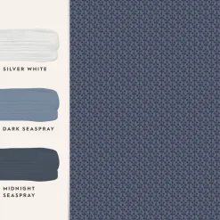 Tapet Laura Ashley Seaham Midnight Blå 118487