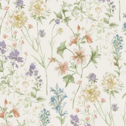 Tapet Laura Ashley Wild Meadow Chalk Rosa 122764