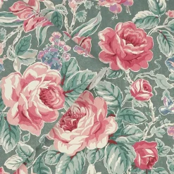 Tapet Laura Ashley Wild Roses Fern Grön 122754