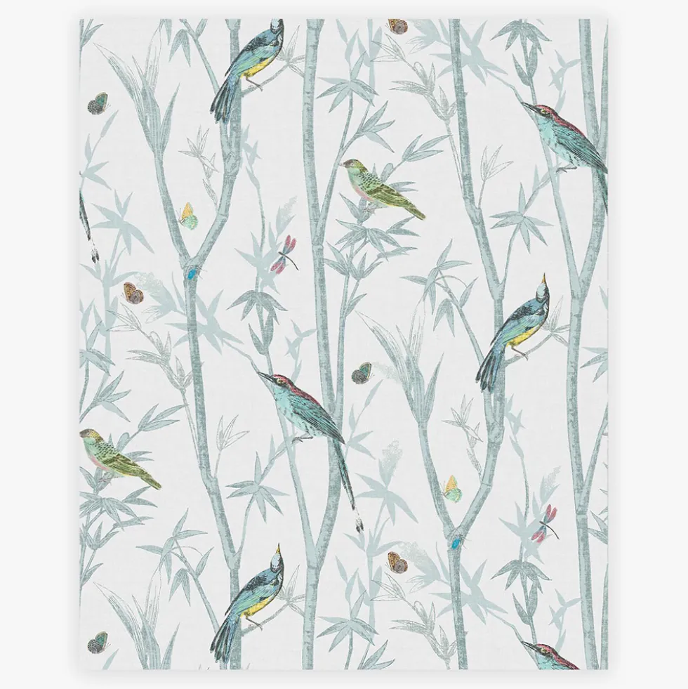 Tapet NEXT Chinoiserie Bird Trail Duck Egg