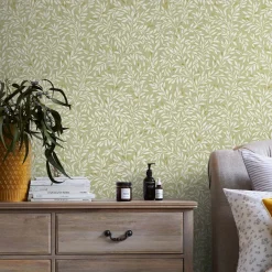 Tapet NEXT Ditsy Leaf Green