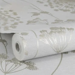 Tapet WOW Field Beige Blommor
