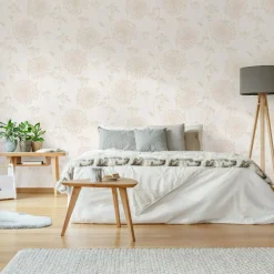 Tapet WOW Field Beige Blommor
