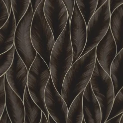 Tapet WOW Subtle Leaves Brons