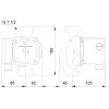 Tappvarmvattenpump Grundfos UPS 25-80 N 180