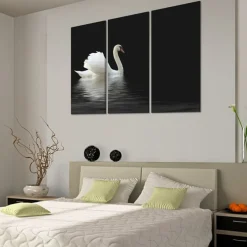 Tavla Arkiio A Lonely White Swan