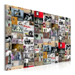 Tavla Arkiio Art Of Collage Banksy III