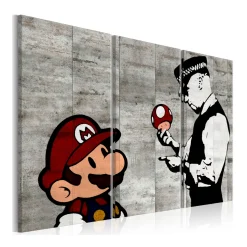 Tavla Arkiio Banksy Mario Bros