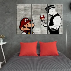 Tavla Arkiio Banksy Mario Bros