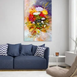 Tavla Arkiio Blommor I Augusti