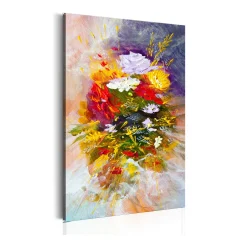 Tavla Arkiio Blommor I Augusti