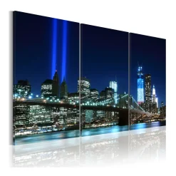 Tavla Arkiio Blue Lights In New York