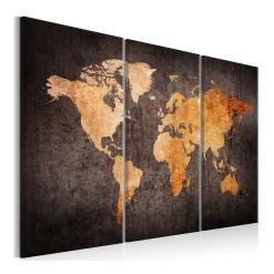 Tavla Arkiio Chestnut World Map