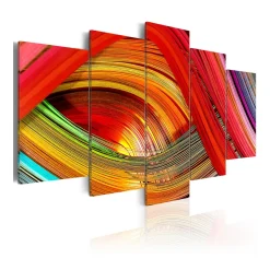 Tavla Arkiio Colorful Strips Abstraction
