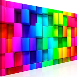 Tavla Arkiio Colourful Cubes Narrow 5 delar