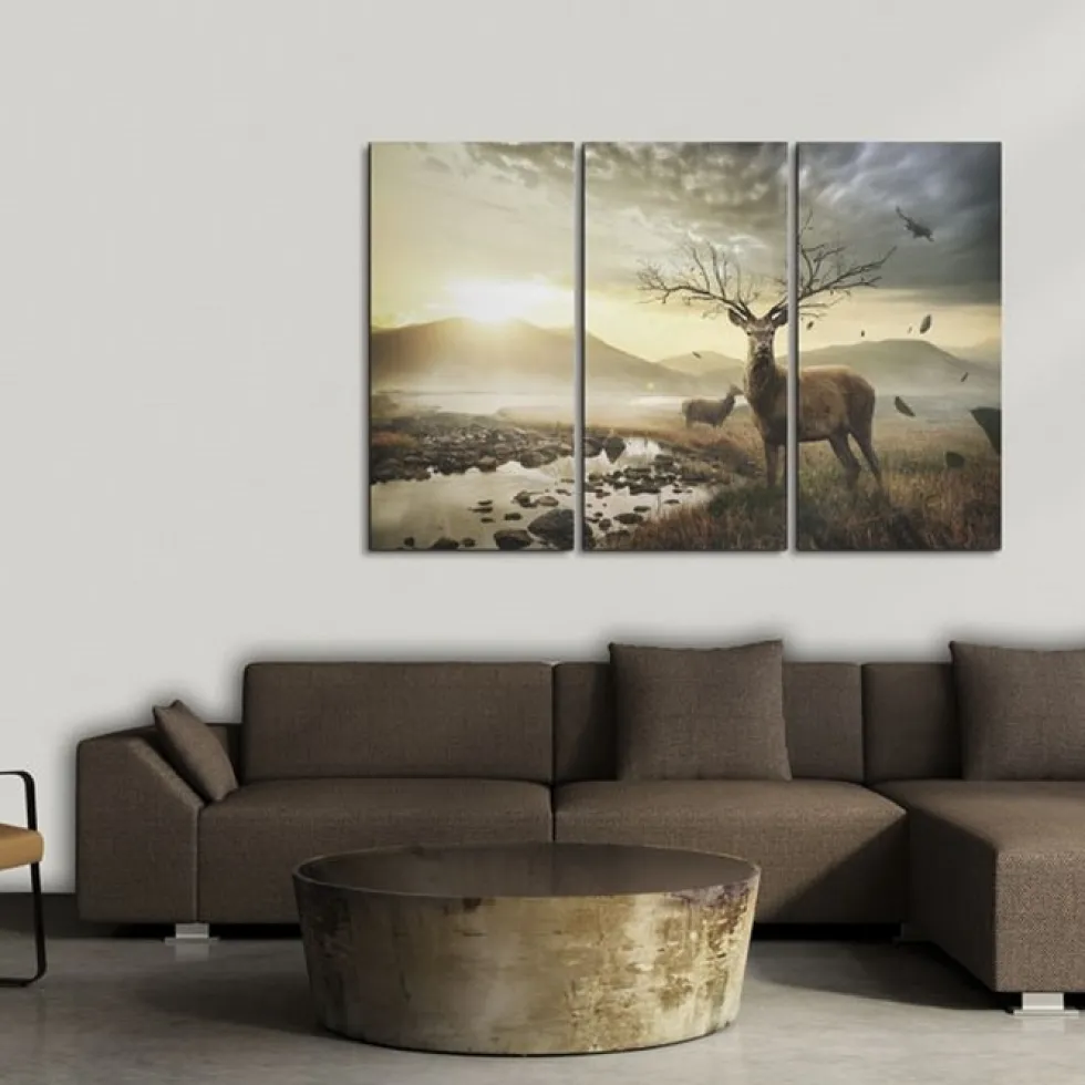 Tavla Arkiio Deer With A Tree Like Antlers