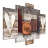 Tavla Arkiio Enchanted Cottage 5 delar 225x100