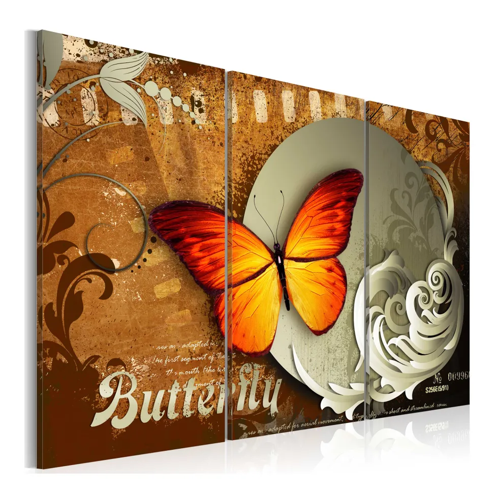 Tavla Arkiio Fiery Butterfly And Full Moon