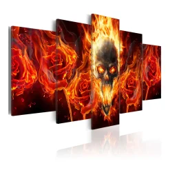 Tavla Arkiio Fiery Skull