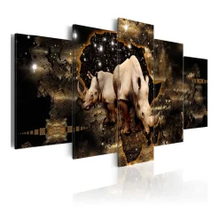 Tavla Arkiio Golden Rhino