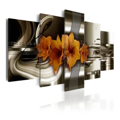 Tavla Arkiio Hippeastrum and Abstract Waves