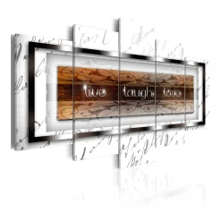 Tavla Arkiio Live Laugh Love White