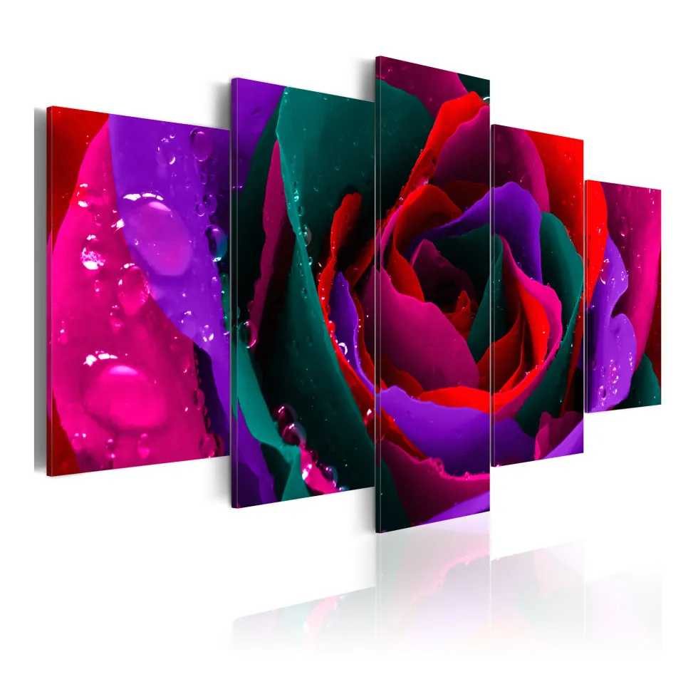 Tavla Arkiio Multicoloured Rose