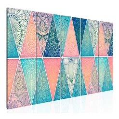 Tavla Arkiio Oriental Triangles Narrow 5 delar