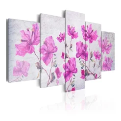 Tavla Arkiio Purple Flowers