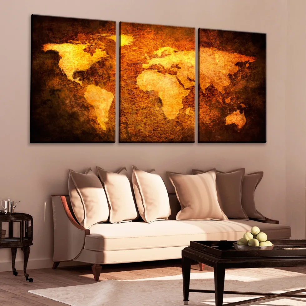Tavla Arkiio Rusty Continents 120x60
