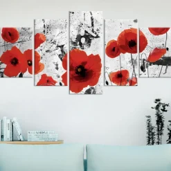 Tavla Arkiio Scarlet Flowers