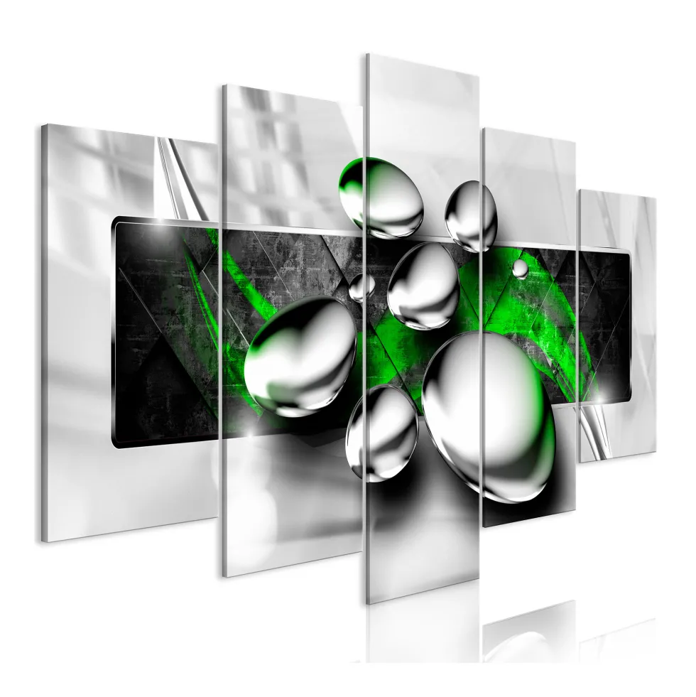 Tavla Arkiio Shiny Stones Wide Green 5 delar