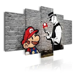 Tavla Arkiio Super Mario Mushroom Cop