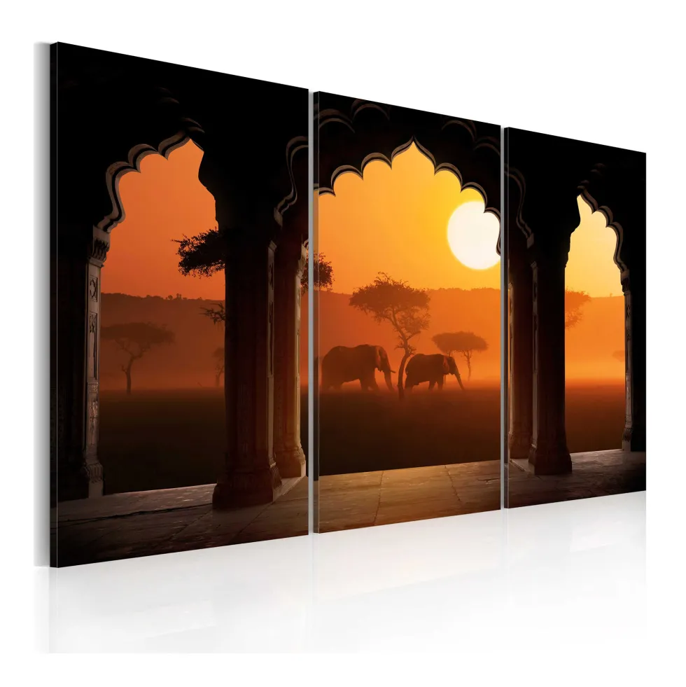 Tavla Arkiio The Tranquillity Of Africa Triptych