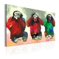 Tavla Arkiio Three Wise Monkeys