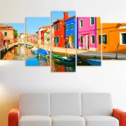 Tavla Arkiio Waterfront In Rainbow Colors