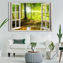 Tavla Arkiio Window View On Forest