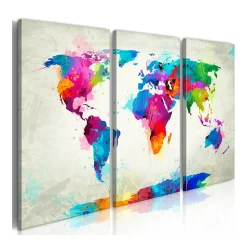 Tavla Arkiio World Map An Explosion Of Colors