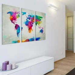 Tavla Arkiio World Map An Explosion Of Colors