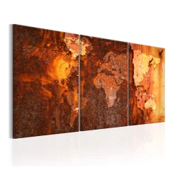 Tavla Arkiio World Map Old Rust