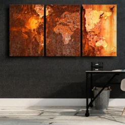 Tavla Arkiio World Map Old Rust