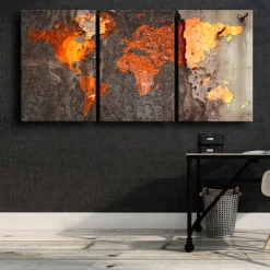 Tavla Arkiio World Map Rusty World