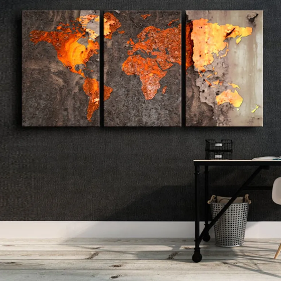 Tavla Arkiio World Map Rusty World