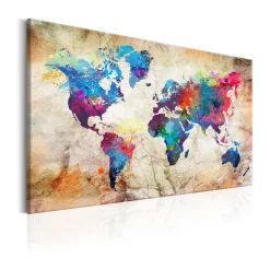 Tavla Arkiio World Map Urban Style